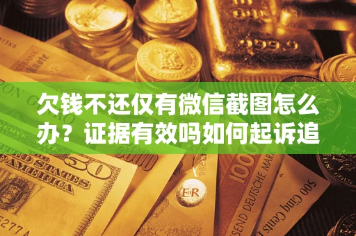 济南欠钱不还仅有微信截图怎么办？证据有效吗如何起诉追回欠款？