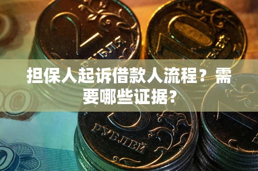 济南担保人起诉借款人流程？需要哪些证据？