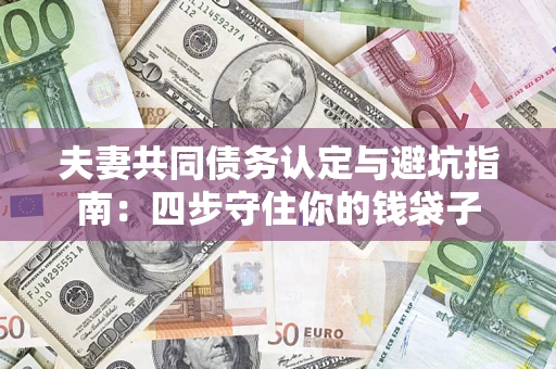 济南夫妻共同债务认定与避坑指南：四步守住你的钱袋子